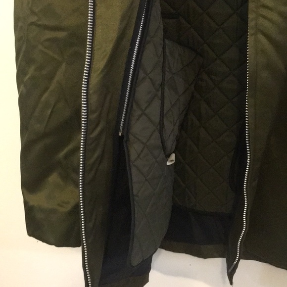 Eureka Fireproof Mens Green Coat size 52 Zip Front Zipout lining Warm industrial - Picture 3 of 7